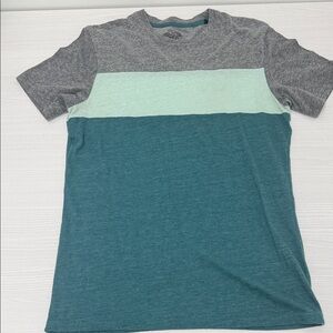 Prana Men's Gray, Mint, and Teal Short Sleeve Tee